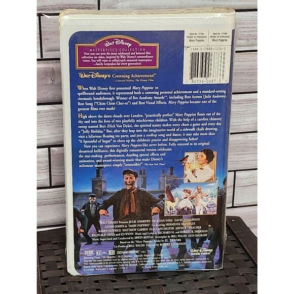 Mary Poppins VHS sealed #A68 - Picture 2 of 5